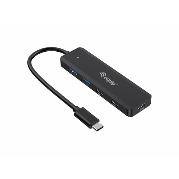 USB-keskitin Equip 12896407101 Musta