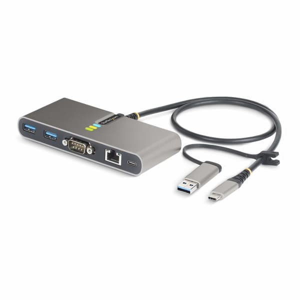 USB-Kaapeli Startech 5G2A1SGBB-USB-C-HUB Harmaa
