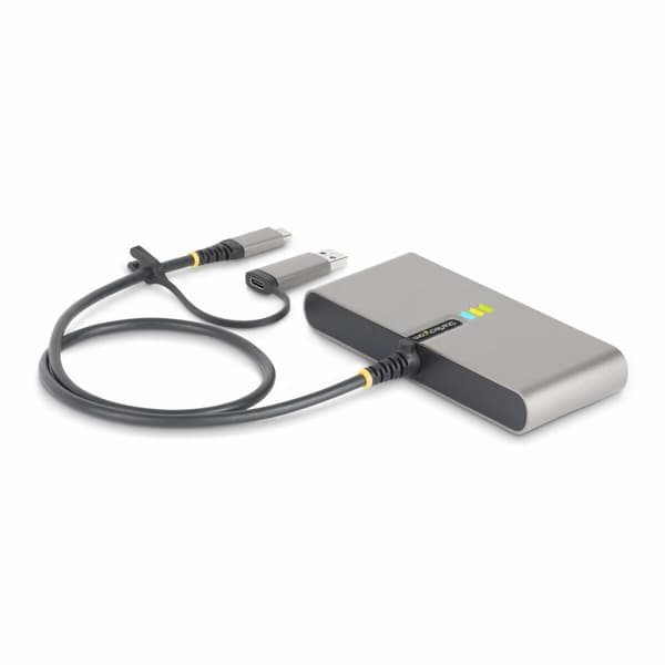 USB-Kaapeli Startech 5G2A1SGBB-USB-C-HUB Harmaa