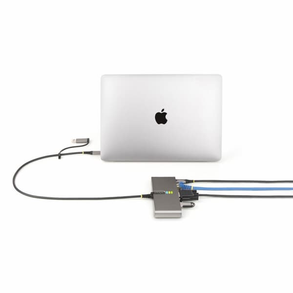USB-Kaapeli Startech 5G2A1SGBB-USB-C-HUB Harmaa