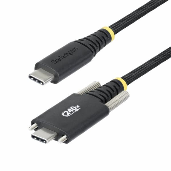 USB-opladerkabel Startech S2CEPR2M-USBSL-CABLE Sort 2 m