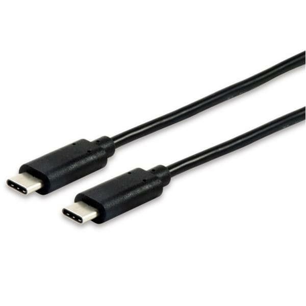 USB-C till USB-C Kabel Equip 12888307 Svart 1 m