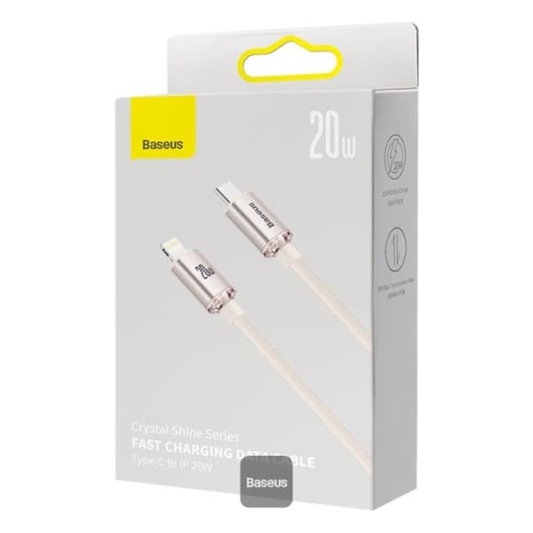 USB - Lightning kaapeli Baseus CAJY001304 Pinkki 1,2 m