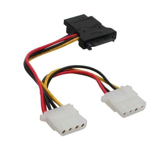 INLINE - SATA strömadapterkabel