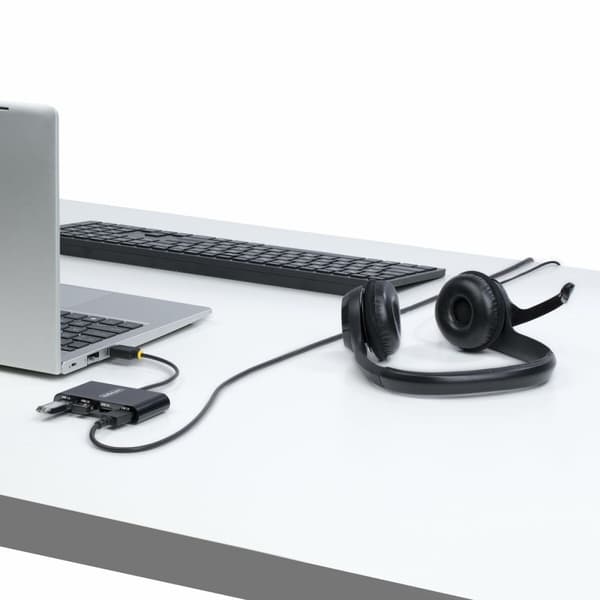 USB-kabel Startech ST4200MINI2-USB-HUB Sort