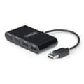 Miniatyrbillede 2 af 11: USB-kabel Startech ST4200MINI2-USB-HUB Sort