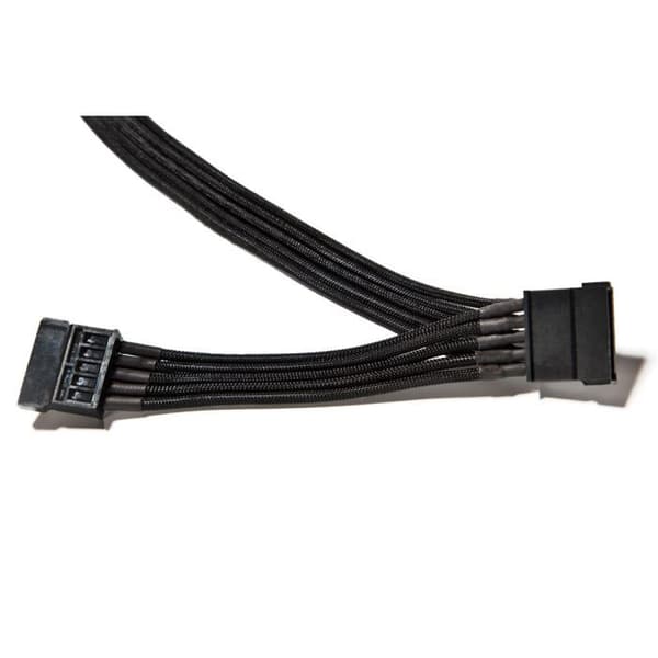 SATA-strömkabel - BE QUIET - CS-6720 - Flätad - Längd 700 mm - 2xSATA-kontakter
