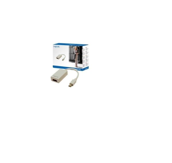 Logilink, Mini-DP til HDMI, Adapter Mini DisplayPort til HDMI med lyd: