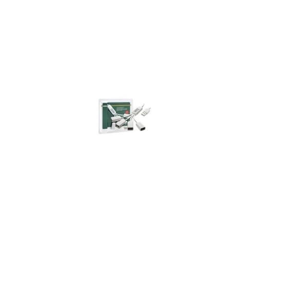 Digitus, USB 2.0-kabelnav, 4-portars 4x USB A/F, 1x USB A-hane, DC2,5 mm (PSU ej inkl.), DA-70216
