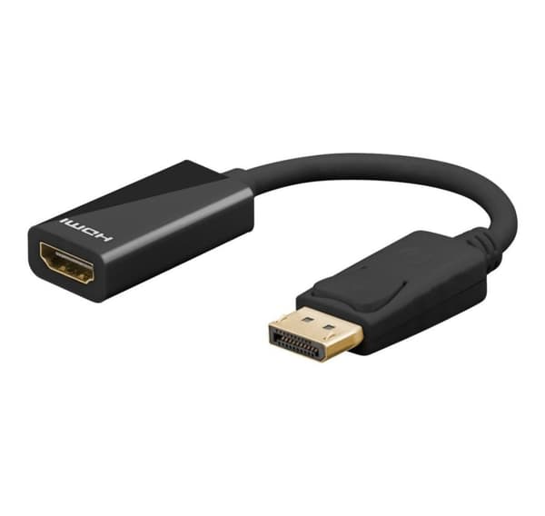 Goobay, DP till HDMI, DisplayPort/HDMI-adapterkabel, 67881