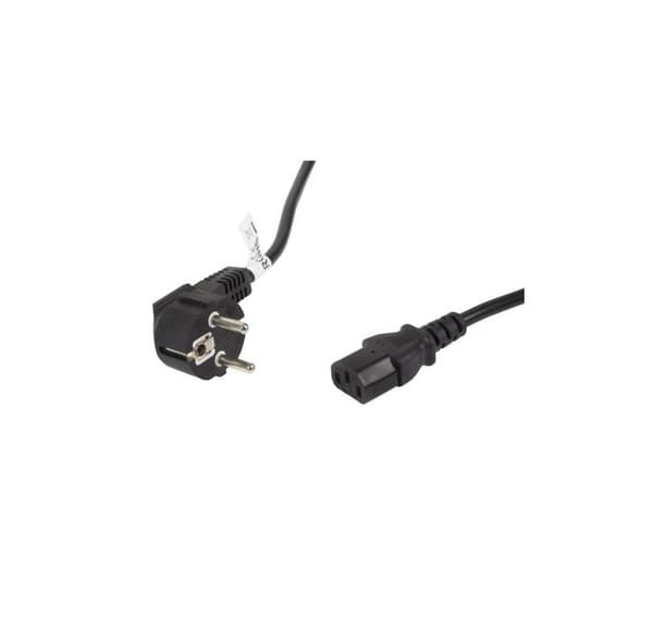 Lanberg, CEE 7/7 - IEC 320 C13 Virtajohto, CA-C13C-11CC-0050-BK