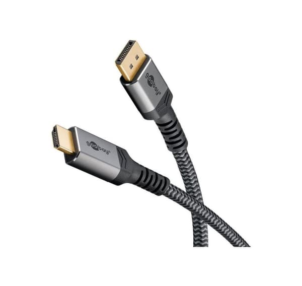Goobay, DisplayPort-HDMI, 65269-sovitinkaapeli