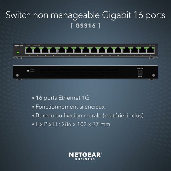 USB-kabel Netgear GS316-300EUS