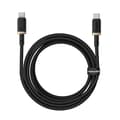 Miniatyrbillede 1 af 7: USB-C til USB-C-kabel Baseus P10377803U01-02 Sort Guld 2 m