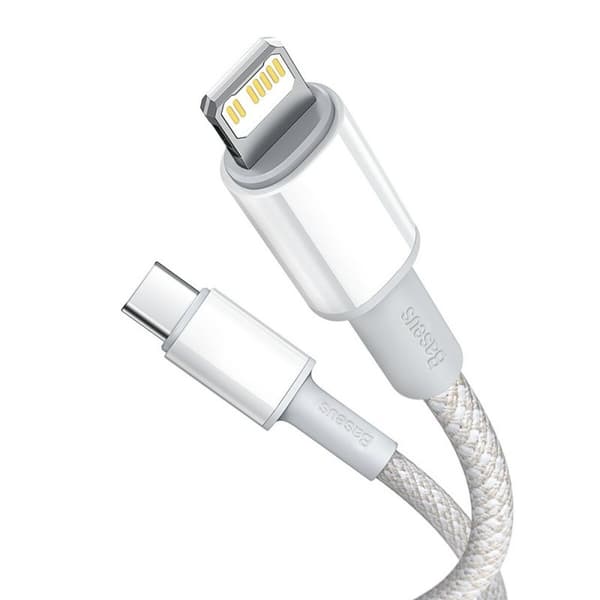 Kabel USB-C till Lightning Baseus CATLGD-02 Vit 1 m