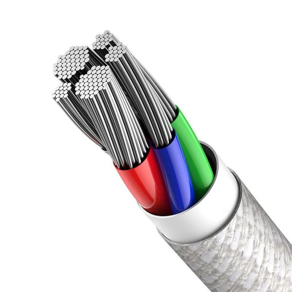 Kabel USB-C till Lightning Baseus CATLGD-02 Vit 1 m
