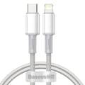 Miniatyrbild 1 av 11: Kabel USB-C till Lightning Baseus CATLGD-02 Vit 1 m