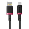 Miniatyrbild 2 av 2: USB A till USB-C Kabel Baseus P10377802U01-03 Svart Röd 2 m