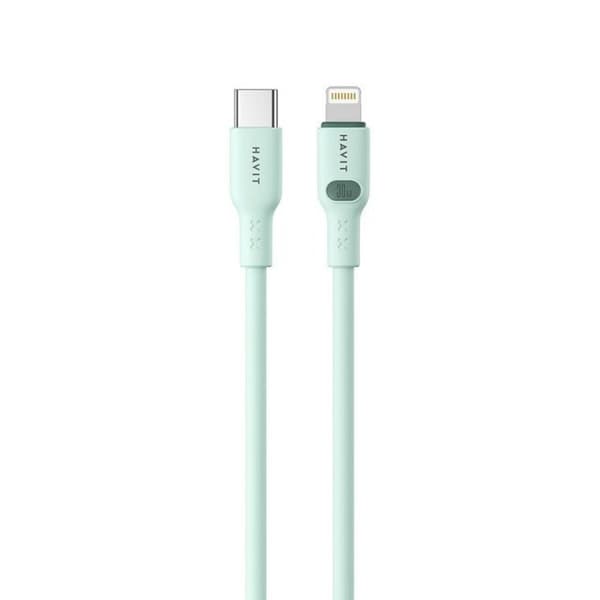 Kabel USB-C till Lightning Havit CB6281 1.0m Grön 1 m