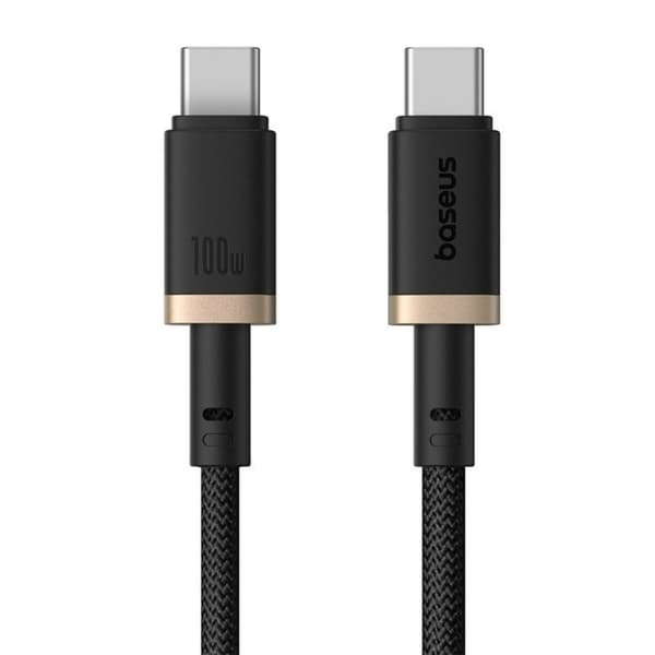 USB-C till USB-C Kabel Baseus P10377803U01-00 Svart Guld 1 m