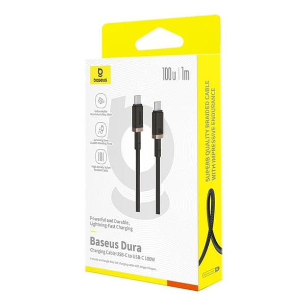 USB-C till USB-C Kabel Baseus P10377803U01-00 Svart Guld 1 m