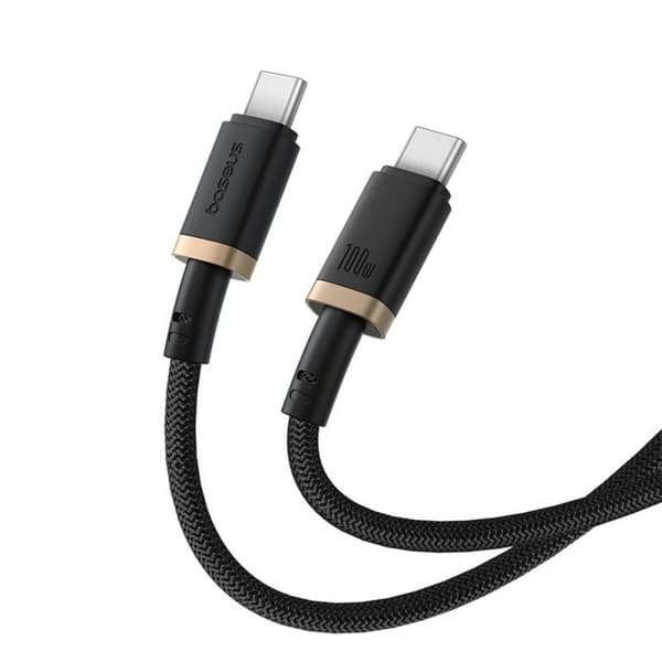 USB-C till USB-C Kabel Baseus P10377803U01-00 Svart Guld 1 m