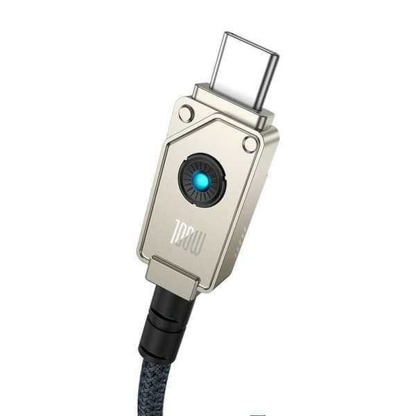 USB A till USB-C Kabel Baseus P10355801221-00 Svart 1 m