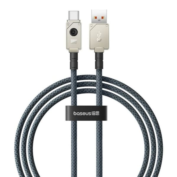 USB A till USB-C Kabel Baseus P10355801221-00 Svart 1 m