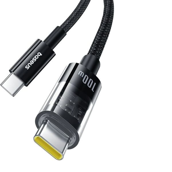 USB-C till USB-C Kabel Baseus P10373000111-00 Svart 1 m