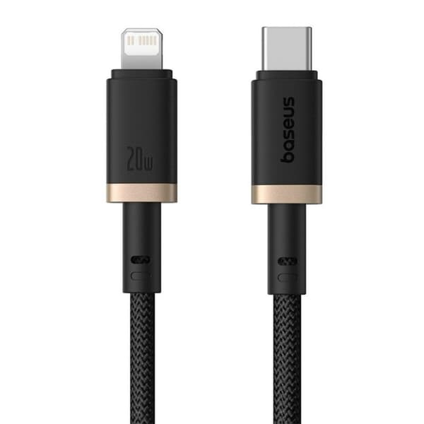Kabel USB-C till Lightning Baseus P10377800U01-00 Svart Guld 1 m
