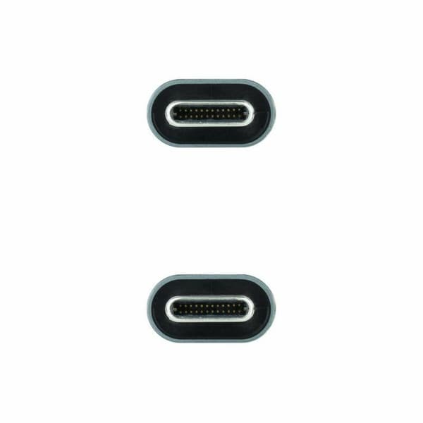 USB-C-kabel NANOCABLE 10.01.4301 Svart 1 m (1 antal)