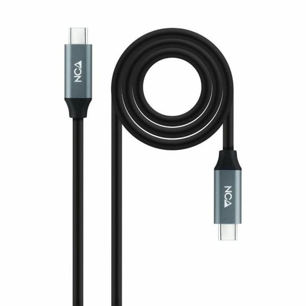 USB-C-kabel NANOCABLE 10.01.4301 Svart 1 m (1 antal)