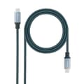 Miniatyrbild 1 av 3: USB-C-kabel NANOCABLE 10.01.4103-COMB 3 m Svart Svart/Grå (1 antal)