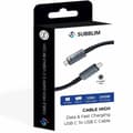 Miniatyrbild 5 av 5: USB-C till USB-C Kabel Subblim SUBCAB-C24010 1,5 m Svart