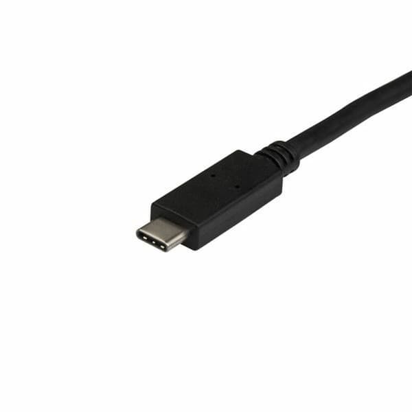 USB A till USB C Kabel Startech USB31AC50CM Svart
