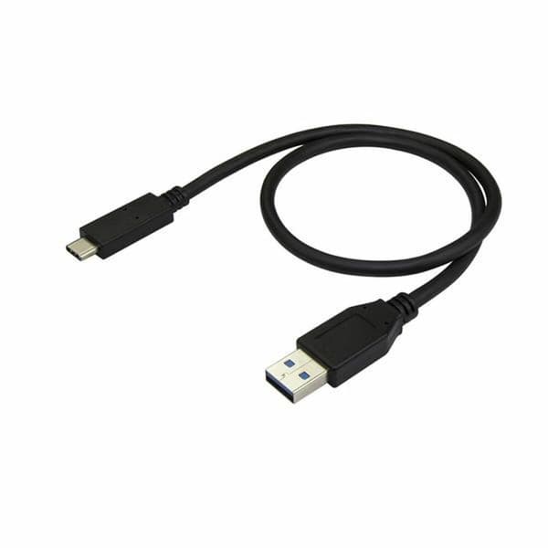 USB A till USB C Kabel Startech USB31AC50CM          Svart