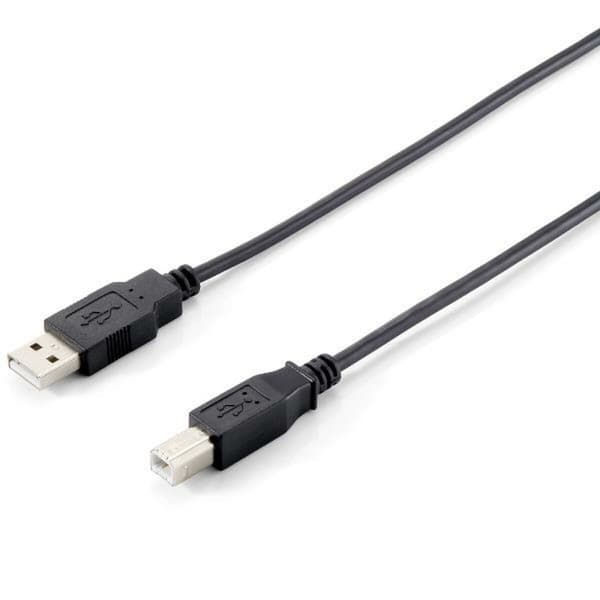 USB 2.0 A till USB B Kabel Equip 128862 Svart 5 m