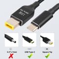 Miniatyrbild 5 av 8: NÖRDIC USB-C till Lenovo Yellow Square kabel 135W 2m