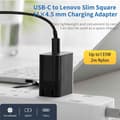 Miniatyrbild 2 av 8: NÖRDIC USB-C till Lenovo Yellow Square kabel 135W 2m