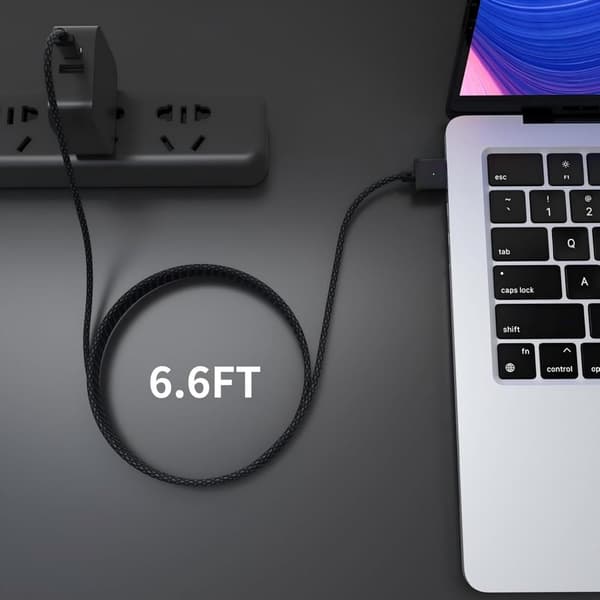 NÖRDIC USB-C til Mag Safe 3 ladekabel 1,8m