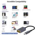 Miniatyrbild 3 av 6: NÖRDIC Lenovo Square Yellow till USB-C adapter 17cm