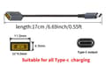 Miniatyrbild 4 av 6: NÖRDIC Lenovo Square Yellow till USB-C adapter 17cm