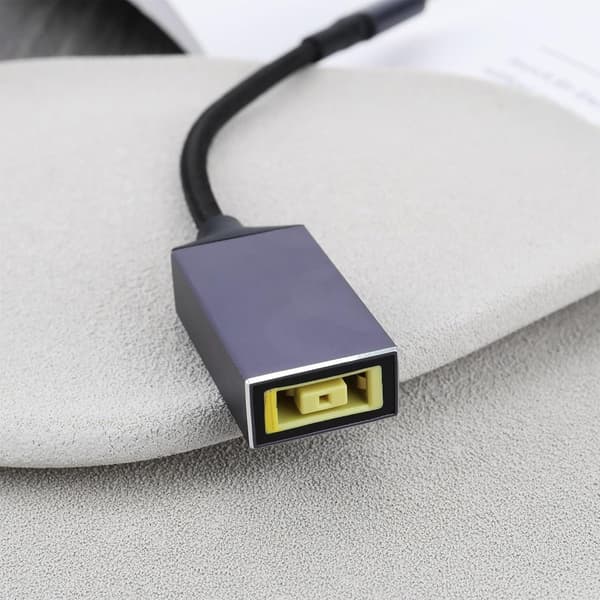 NÖRDIC Lenovo Square Yellow till USB-C adapter 17cm