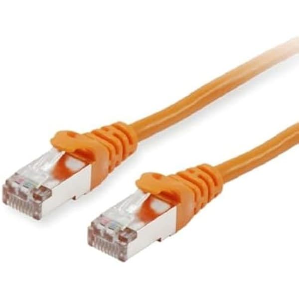 Patchkabel Cat.6 S/FTP - EQUIP - 30 m - Orange - EMI/RFI-skydd - RoHS-kompatibel