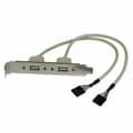 Miniatyrbild 2 av 2: USB-kabel Startech USBPLATE USB A IDC