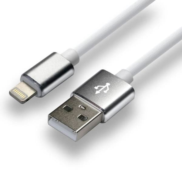 Kabel USB-C till Lightning EverActive CBS-1IW Vit 1 m