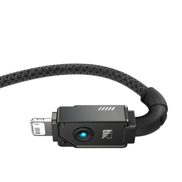 Kabel USB till Lightning Baseus P10355802111-00 Svart 1 m