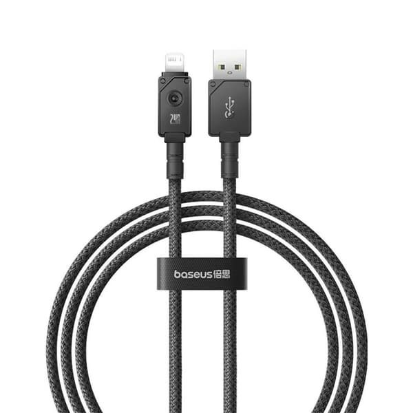 Kabel USB till Lightning Baseus P10355802111-00 Svart 1 m