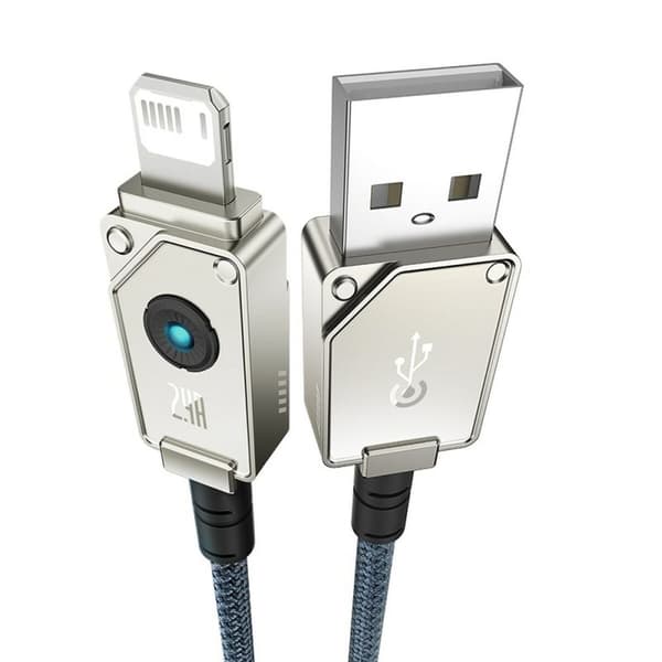 Kabel USB till Lightning Baseus P10355802221-00 Vit 1 m