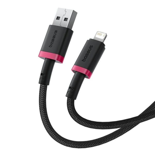 Kabel USB till Lightning Baseus P10377801U01-03 Svart Röd 2 m